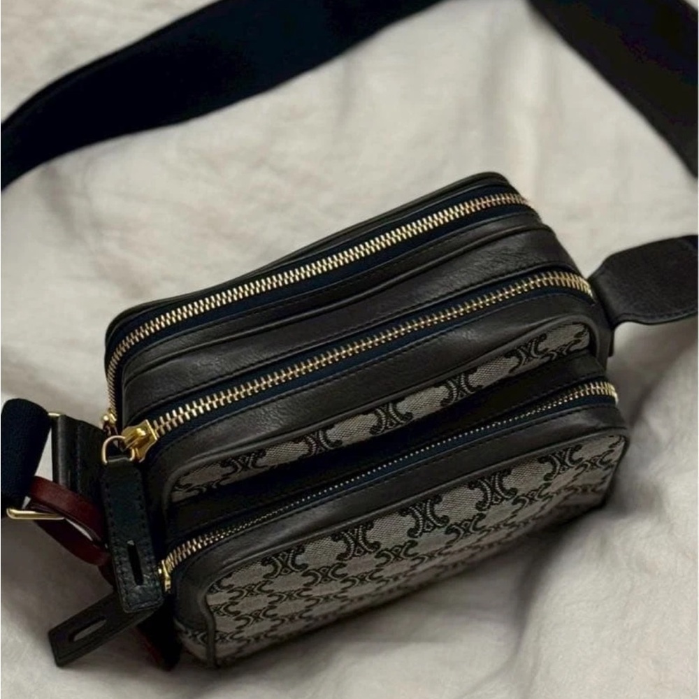 Celine Black and Gray Shoulder Bag - Picture 4 of 10